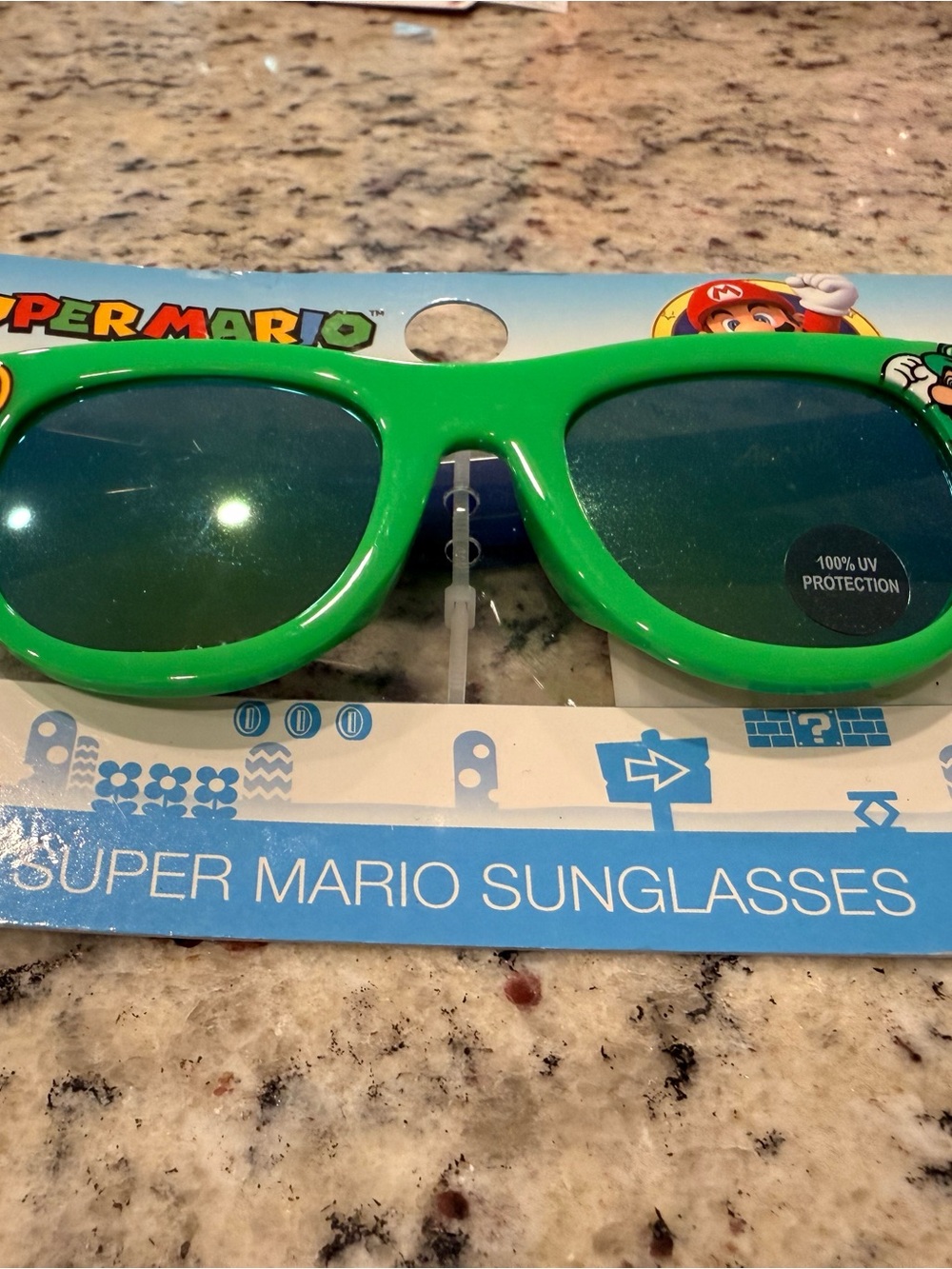 Kids Luigi Super Mario Wayfarer Sunglasses